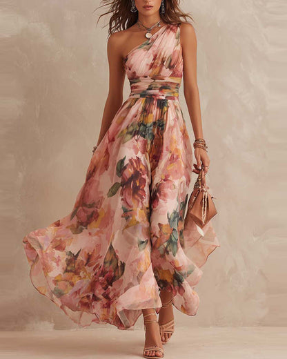 Isabella | Abito Lungo Floreale Elegante