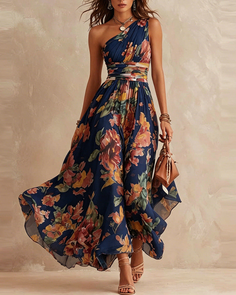 Isabella | Abito Lungo Floreale Elegante
