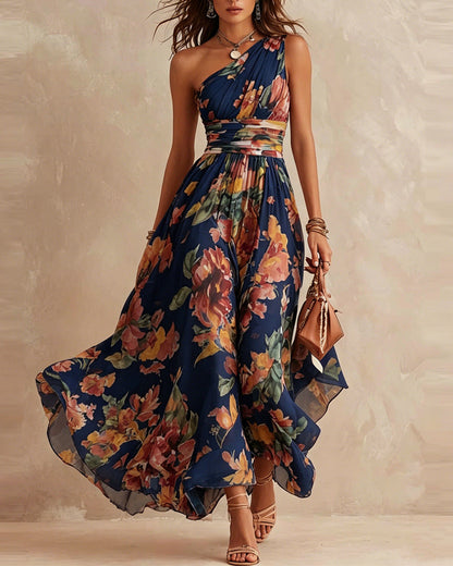 Isabella | Abito Lungo Floreale Elegante