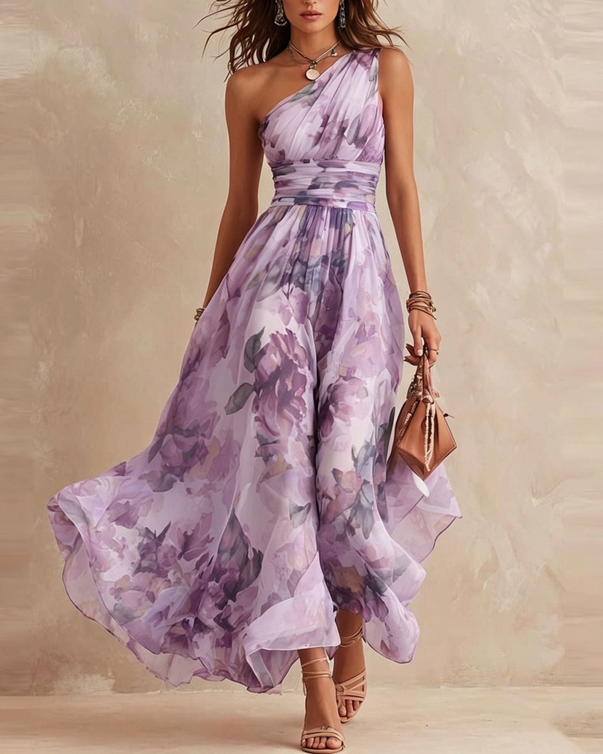 Isabella | Abito Lungo Floreale Elegante