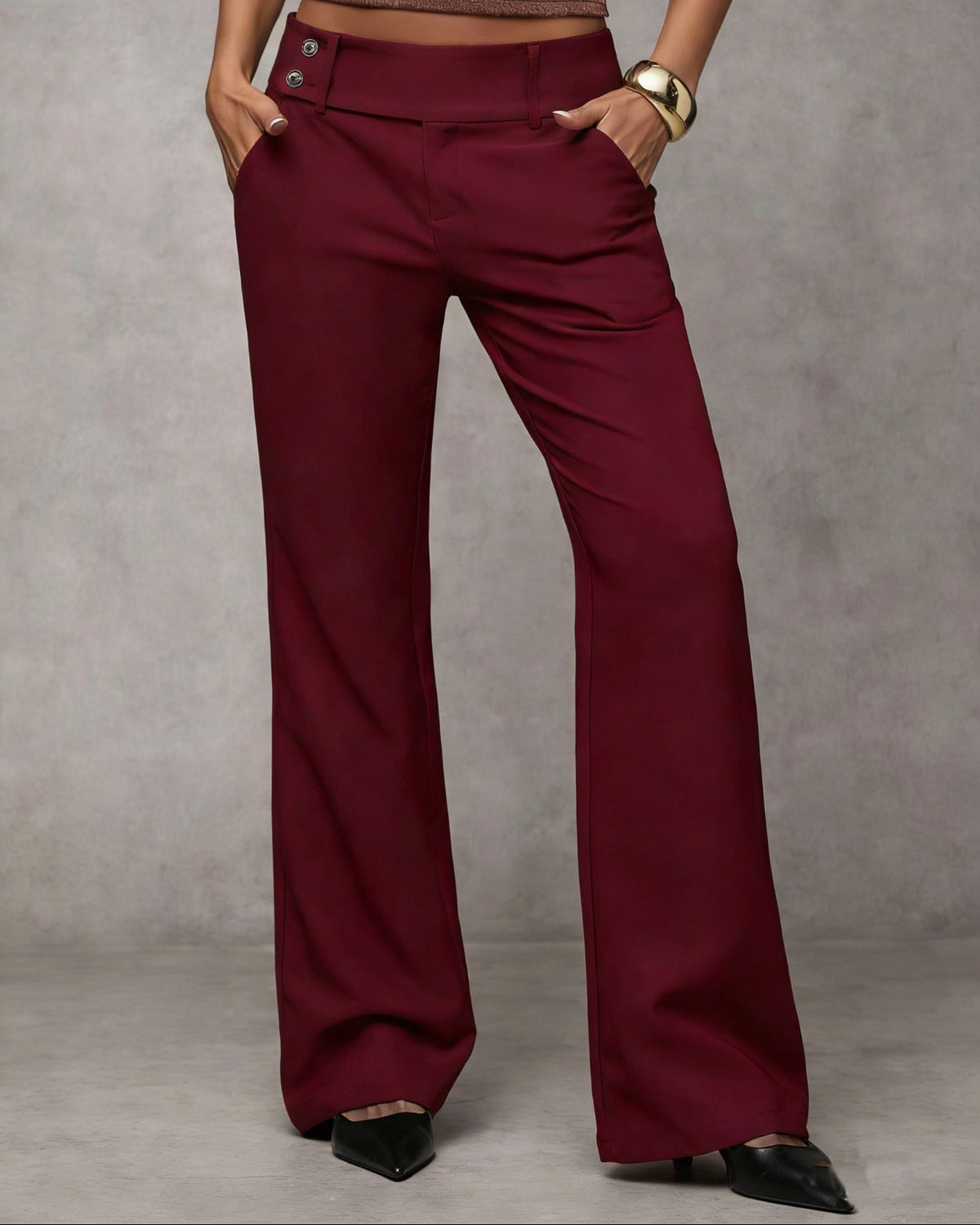 Eleonora | Pantaloni Gamba Ampia